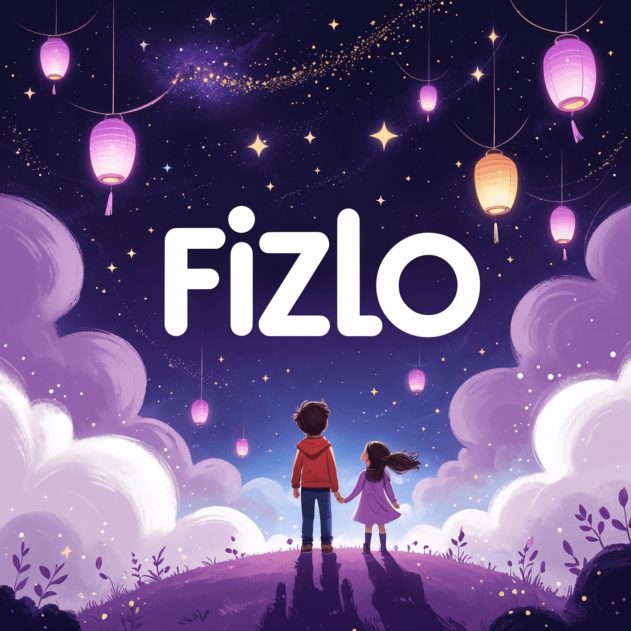 Fizlo mascot - a friendly magical character representing personalized storytelling for children